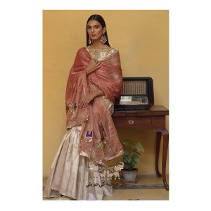 Dull Gold gharara , shirt